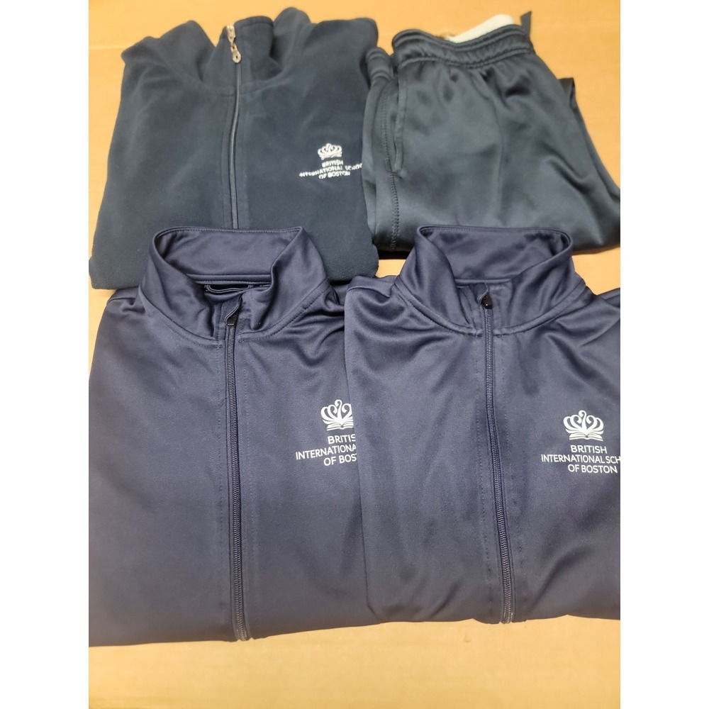 Lot Of 8 BSN Sports Pants & Sportek Sweatshirts Fleece Nike Shorts Mens Small